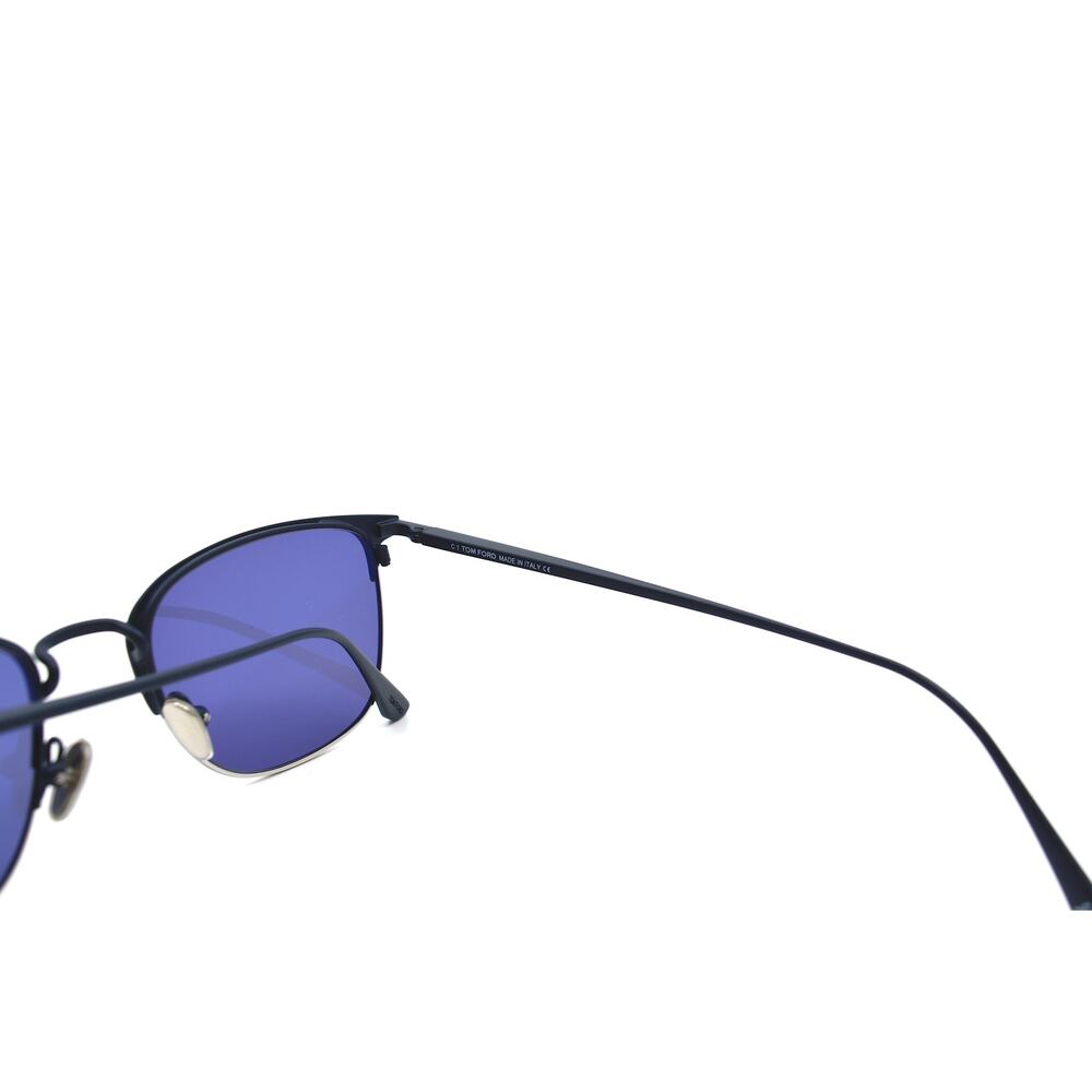 NEW TOM FORD LIV TF851/S 91V BLUE SILVER UNISEX AUTHENTIC SUNGLASSES - Picture 8 of 12